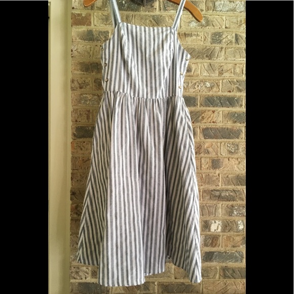 MELLODAY Midi Striped Sun Dress - Picture 3 of 12
